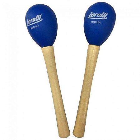 Par De Maraca Medium Azul Torelli Tm020