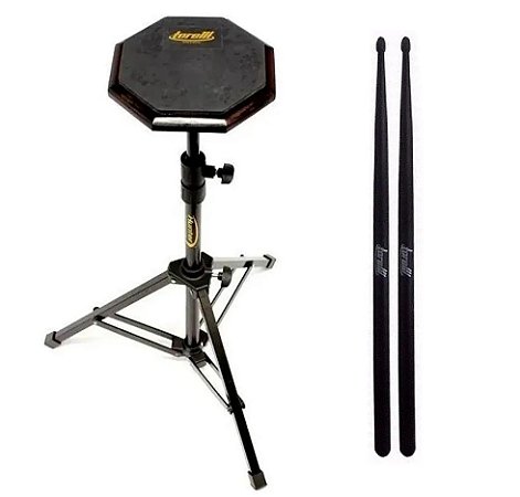 Pad 6'' Torelli Com Pedestal Ta560 Com Baqueta Nylon Tq020