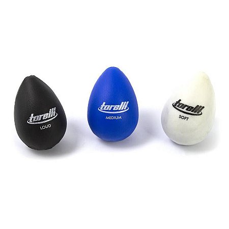 Ganza Egg Shaker Trio - Kit 3 Ovinhos (low, Medium, Loud)