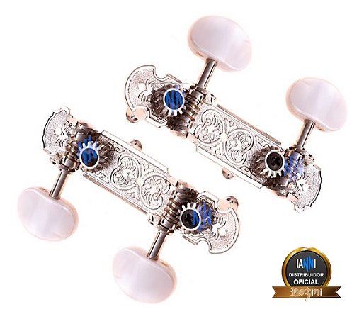 Tarraxa Cavaco Pino Folk Cromada Botao Claro Ra427npk.a2w