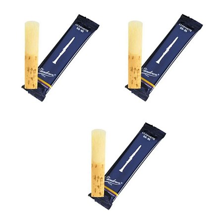 Kit 3 Palheta Clarinete 3,5 Vandoren Tradicional - Cr1035