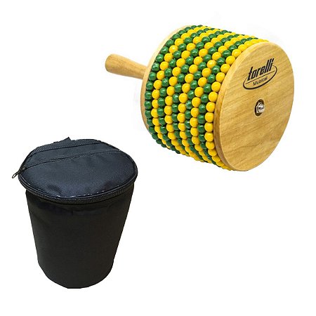 Kit Afuxé Brasil Tampa Madeira Torelli Tx017 + Capa Luxo