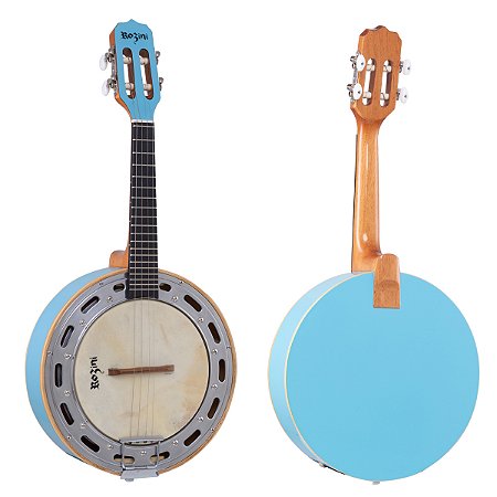 Banjo Rozini Elétrico Azul Caixa Larga Rj11