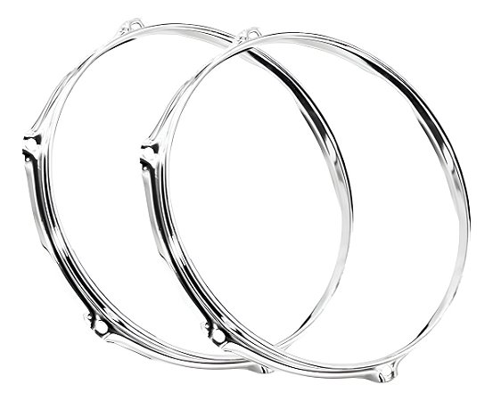 Par Aro Power Hoop 10'' Para Bateria Com 6 Afinadores Bph306