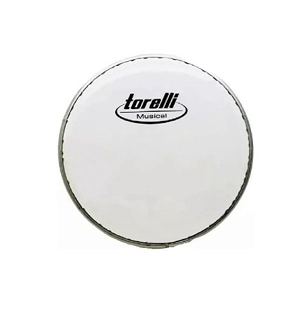 Pele Para Tamborim De 6'' Sintética Branca Torelli Ta850