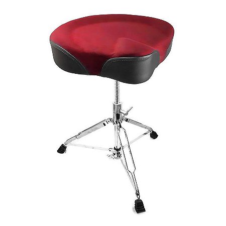 Banco De Bateria Selim Vermelho Espiral Bauer Bab39