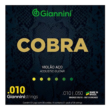 ENCORDOAMENTO GIANNINI VIOLAO COBRA 0,10 BRONZE GEEFLE