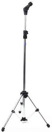 Pedestal Reto Cromado Para Bateria Visao Ppbrcr