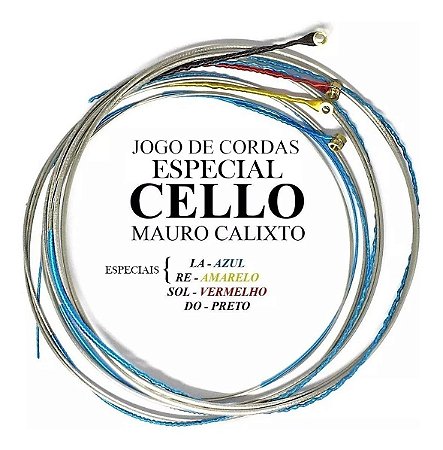 Encordoamento Violoncelo Especial 4/4 Mauro Calixto Mcce