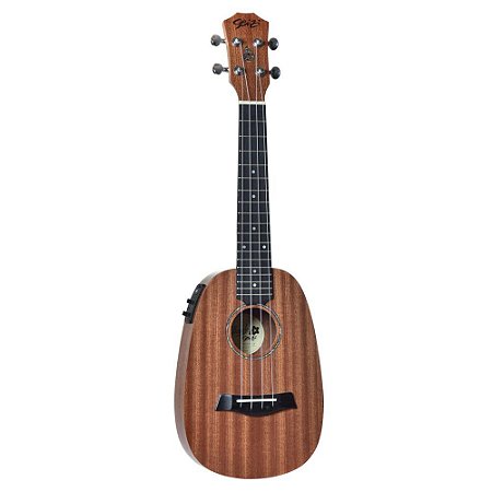 Ukulele Bali Pineapple Concert Eletrico Sapele Seizi 284