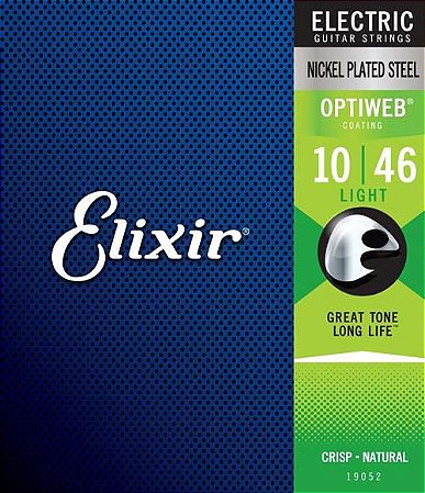 ENCORDOAMENTO PARA GUITARRA ELIXIR .010 OPTIWEB 19052