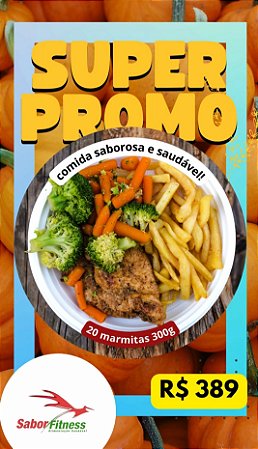 Plano 03 - semanal 20 marmitas 200 g Congelados