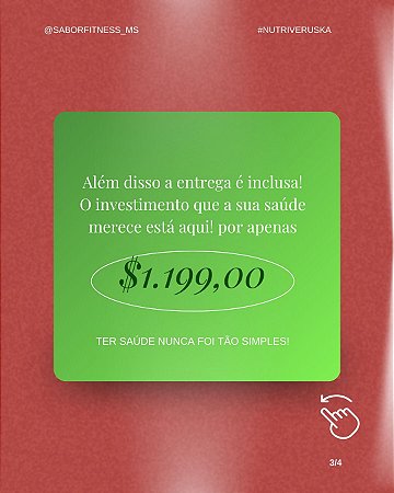 Promoção Seca Barriga (04 ref/dia)