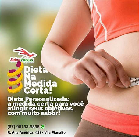 Kit Dieta 06 refeições / dia (Reeducação Alimentar) 04 semanas