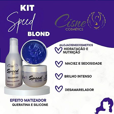 KIT SPEED BLOND CLIENTE CISNE COSMETICS