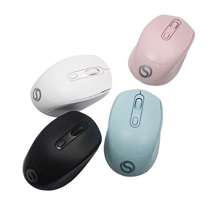 Mouse sem Fio 1600 DPI Colors Shinka