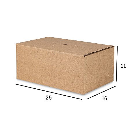 Caixa de Papelão Sedex 25x16x11 - 25 Unidades