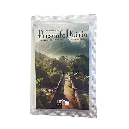 Livro Presente Diário 28 - Mini - ANO 2025 + Capa Protetora