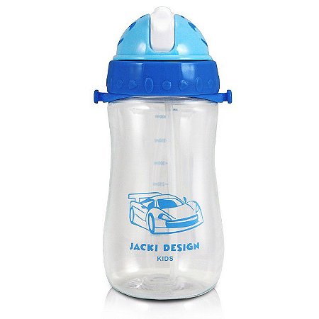 Garrafa Squeeze Infantil Menino 460ml Sapeka Jacki Design - ATB17528