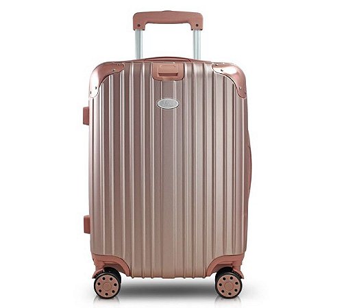 MALA VIAGEM 72X51X27 CM ROSE ABS - Ditlanta distribuidora