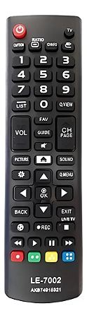 Controle Remoto TV LG Smart LG Akb74915321 / MAX-7002 / LE-7002