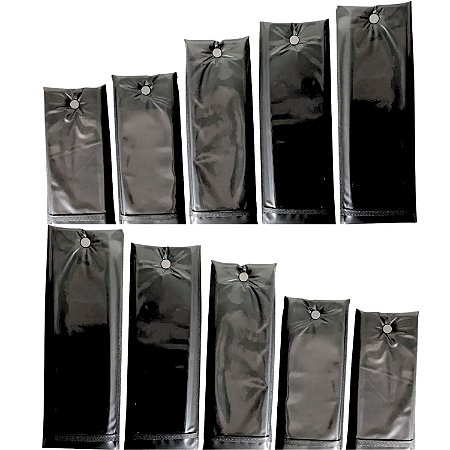 Kit Com 9 Capas Para Controle Remoto Reforçada Preto