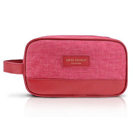 Necessaire com Alça Lateral (Be You) Jacki Design - ABC19821 Cor:Vermelho