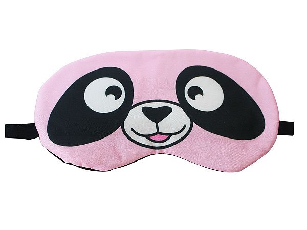 Máscara de Gel Térmico para Descanso Panda Cor:Rosa