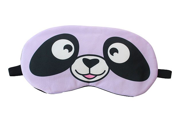 Máscara de Gel Térmico para Descanso Panda Cor:Roxo