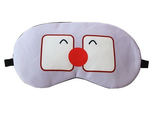 Máscara de Gel Térmico para Descanso Estampado:Óculos Roxo