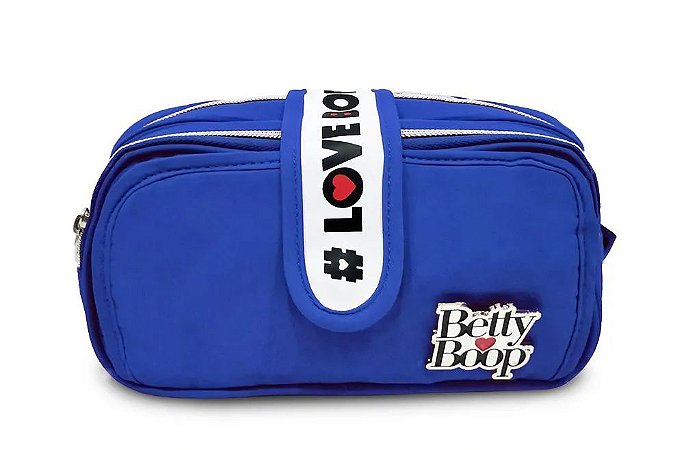 Estojo Duplo Betty Boop Clio Azul - BP2310