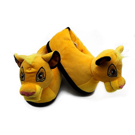 Pantufa Simba Rei Leão M 34/36  Zona Criativa - 10071220