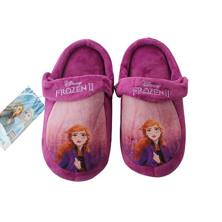 Pantufa Infantil Kick Frozen Anna - Zona Criativa Tamanho:M 28/30