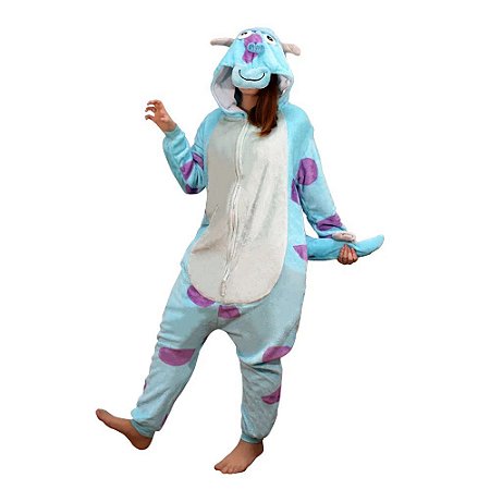Macacão Kigurumi Sullivan Monstros SA Tam P Zona Criativa - 10070755