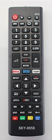 Controle Remoto TV LCD/Smart My APP LG AKB75095307