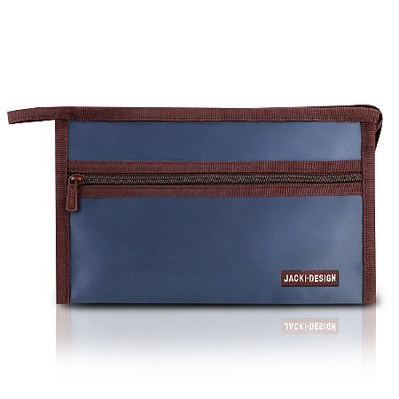 Necessaire Envelope Essencial III Jacki Design - AHL17392 Azul Escuro