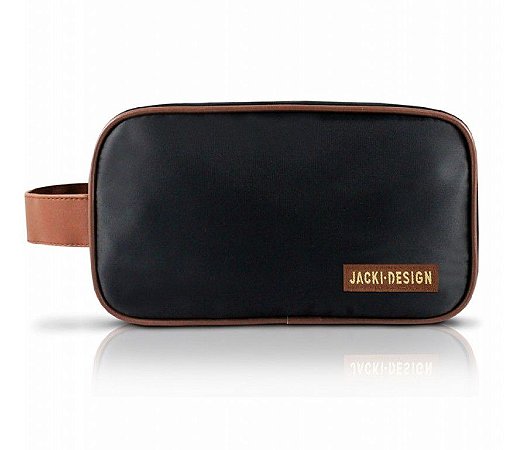 Necessaire com Alça For Men Jacki Design - AHL17209 Cor:Preto/Marrom