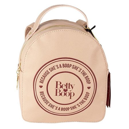 Bolsa de Costas Pop 2 em 1 Betty Boop Semax Rosê P - BP12003