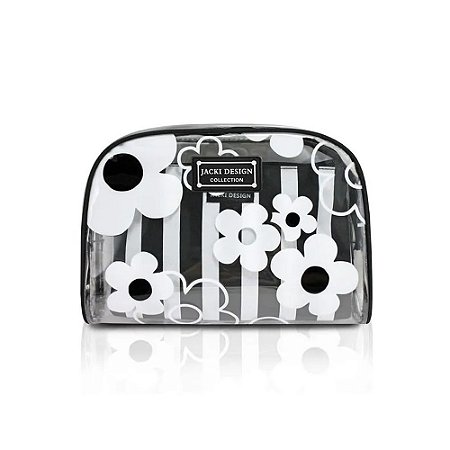 Kit Necessaire de 2 Peças Bem-Me-Quer Jacki Design Preto - AHL18580