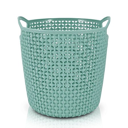 Cesto Organizador Redondo (P) Loft Turquesa Jacki Design - AWF20916