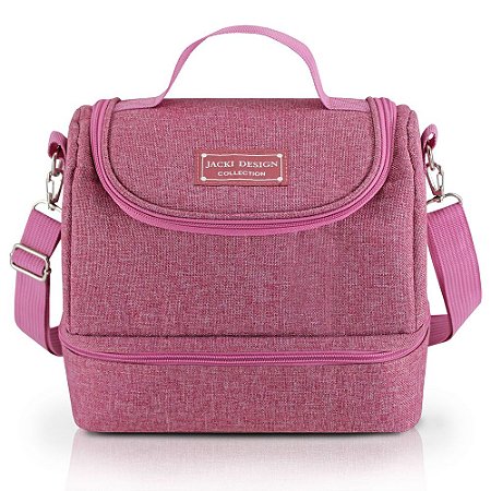 Bolsa Térmica com 2 Compartimentos Concept Rosa Jacki Design - AHL20931