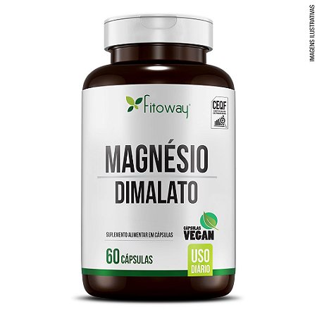 Magnésio Dimalato Fitoway Clean 60 cáps - Fitoway