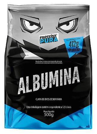 Albumina 500g - Proteína Pura - Vários Sabores