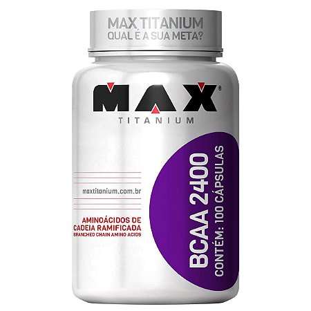 BCAA 2400 100 Cápsulas - Max Titanium