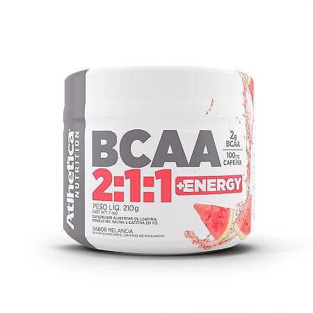 Bcaa 2:1:1 + Energy - 210g  - Atlhetica Nutrition