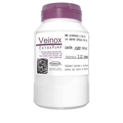 Veinox Extra Pump 120 Cápsulas - Power Supplements