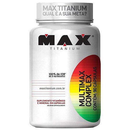 Multivitamínico Multimax 90 cápsulas - Max Titanium