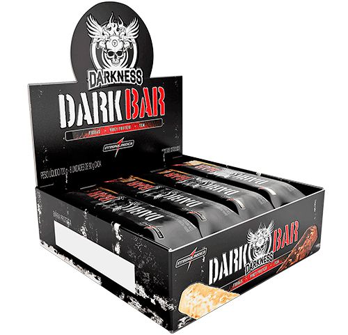 Barra de Proteína Dark Bar Caixa c/ 08 unidades - Integralmedica Darkness
