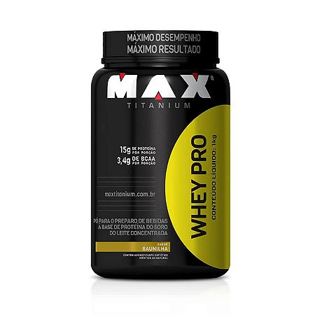 Whey Pro 1kg - Max Titanium