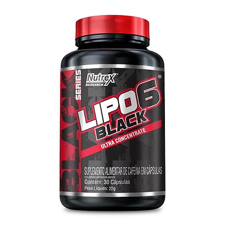 Lipo 6 Black Ultra Concentrate 30 Cápsulas - Nutrex